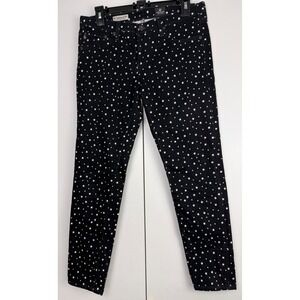 AG Adriano Goldschmied The Legging Ankle Star Print Skinny Jeans Black 29R